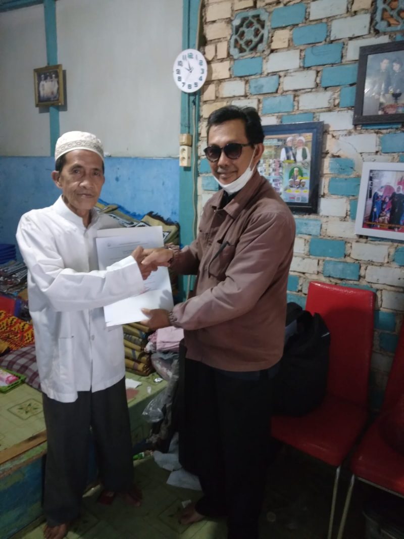 Ketua FPB Sumsel Idham Rianom SSos, dalam kunjungannya ke Mushalah An-Nur Palembang, Senin [4/4/2022].