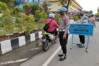 Bidpropam Polda Sumsel menggelar Penegakkan, Penertiban dan Disiplin [Gaktibplin] terhadap kendaraan anggota Polri, PNS Polri, PHL Polda Sumsel, pegawai kantin dan semua kendaraan pribadi maupun dinas yang memasuki Mapolda Sumsel, Rabu [13/04].