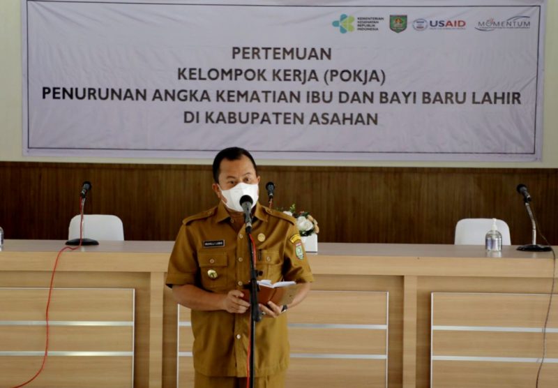 Asisten Perekonomian dan Pembangunan Muhilli Lubis membuka secara resmi pertemuan Kelompok Kerja [Pokja].