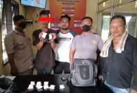 Polsek Sei Kepayang mengamankan seorang pria diduga pengedar narkotika jenis sabu di jalan umum Dusun, Desa Bagan Asahan Pekan, Kecamatan Tanjung Balai, Kabupaten Asahan.