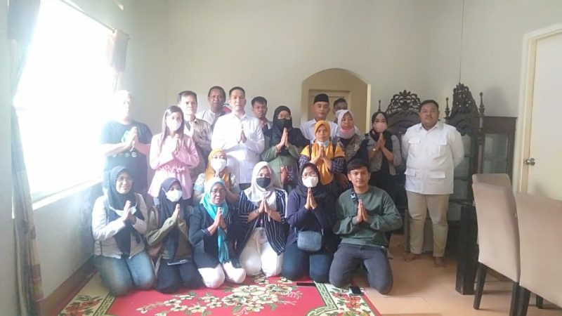 Silaturahmi dan Diskusi Bersama digelar Partai Gerindra Kota Palembang bersama awak media.