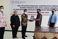 Memorandum of Understanding [MoU] PT Pertamina Hulu Rokan Zona 4 [PHR Zona 4] bersama Kejaksaan Negeri [Kejari] Prabumulih ditandatangani. 