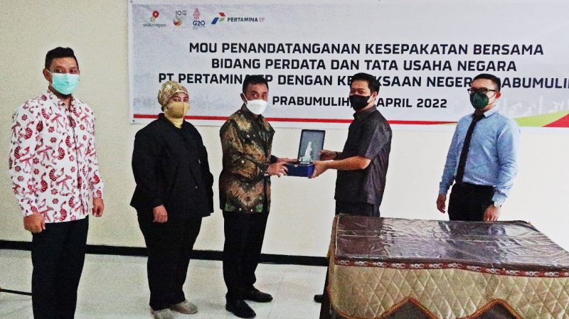 Memorandum of Understanding [MoU] PT Pertamina Hulu Rokan Zona 4 [PHR Zona 4] bersama Kejaksaan Negeri [Kejari] Prabumulih ditandatangani. 