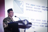Pakar astronomi yang juga sebagai Tim Unifikasi Kalender Hijriyah Kemenag, Profesor H Thomas Djamaluddin, [Foto: Humas Kemenag]