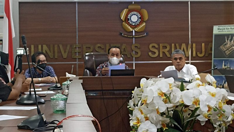 Rektor Unsri Prof Dr Ir H Anis Saggaf MSCE IPU ASEAN Eng, dalam keterangannya ke pada media di Unsri Bukit, Palembang, Selasa [5/4/].