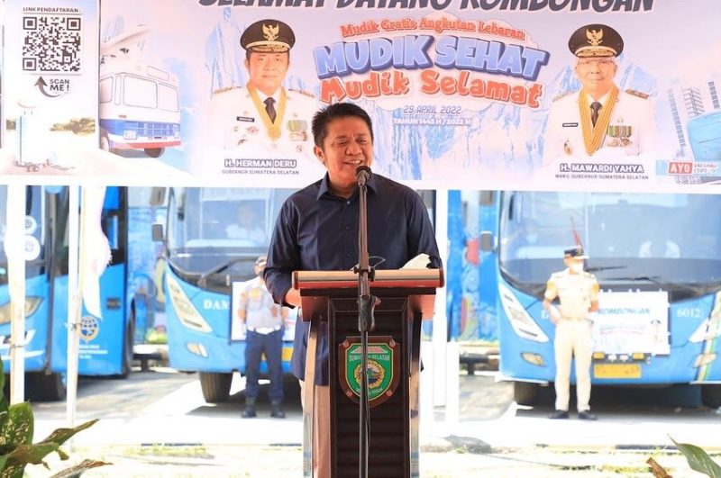 Gubernur Sumsel, H Herman Deru