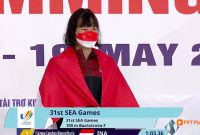 Flairene Candrea Wonomiharjo meraih medali emas cabor renang 100 m gaya punggung putri