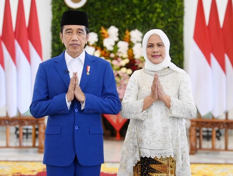 Presiden Jokowi dan Ibu Iriana