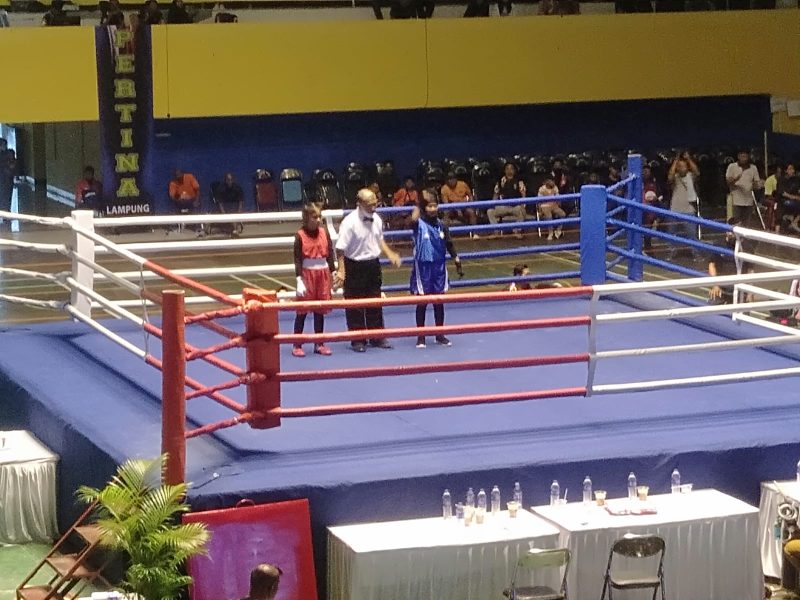 Lampung Boxing Compotition di Gedung Sumpah Pemuda PKOR Way Halim Bandar Lampung