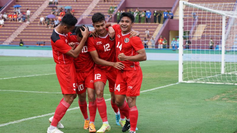 Timnas Indonesia menang 4-0 atas Filipina, Jumat (13/5) saat bertanding di di Stadion Viet Tri, Phu Tho