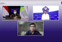 Menkes Budi Gunadi Sadikin dan Juru Bicara Satgas COVID-19 Wiku Adisasmito memberikan keterangan pers mengenai Pelonggaran Protokol Kesehatan dan Pengaturan Perjalanan, Selasa (17/05/2022), secara virtual