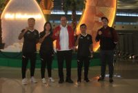 Tim MTB Indonesia jelang berangkat ke SEA Games 2021. (Dok. NOC Indonesia)