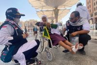 Dokter tim P3JH bantu jemaah haji di Masjid Nabawi