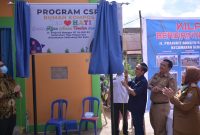 Sekretaris Daerah Kota Palembang, Drs Ratu Dewa MSi meresmikan Rumah Kompos Berhati [Bersih, Hijau, Aman, Teratur, Indah].