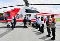 Presiden Jokowi dan Ibu Iriana Jokowi dalam kunjungan kerja ke NTT, Rabu (01/06/2022) 
