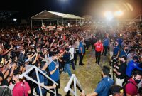 Presiden Jokowi di “Konser Kebangsaan, Membumikan Pancasila dari NTT untuk Nusantara”, di Ende, Rabu (01/06/2022) malam 