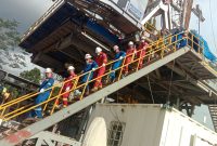 SKK Migas melakukan kunjungan ke lokasi pengeboran sumur Eksplorasi Markisa (MKS)-001 di Kabupaten Sorong Provinsi Papua Barat, Rabu (22/06/2022)