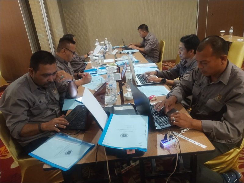 Suasana Uji Kompetensi Wartawan (UKW) PWI Sumsel angkatan ke-37, Selasa (28/06/2022)