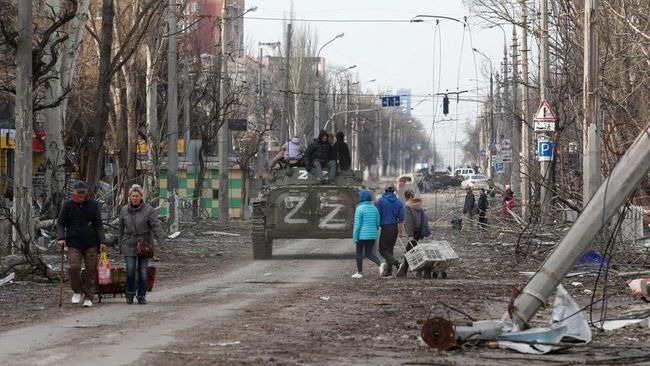 Ukraina mengalami kehancuran yang cukup parah terutama di wilayah timur dan selatan usai 100 hari agresi Rusia 