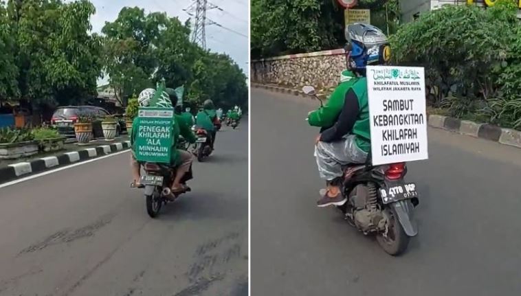 Konvoi Khilafatul Muslimin di Cawang