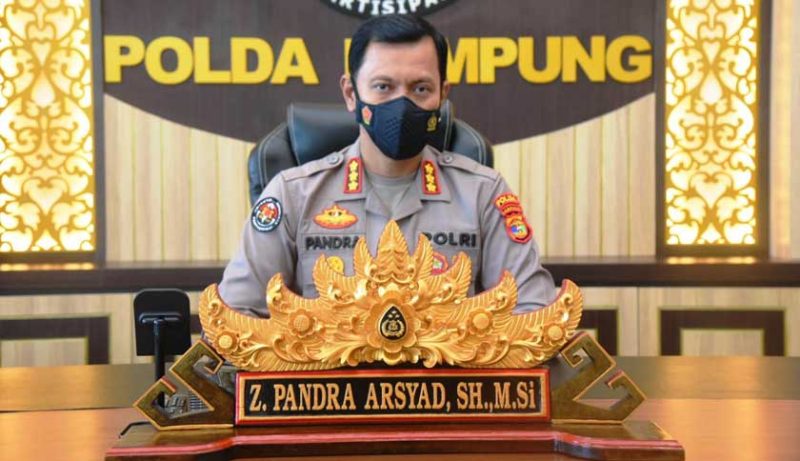 Kabid humas Polda Lampung Kombes Pol Zahwani Pandra Arsyad SH MSi