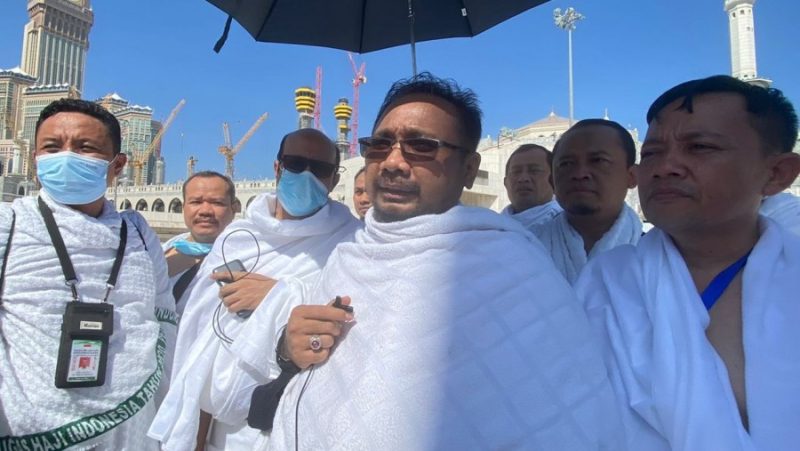 Menag Yaqut Cholil Qoumas usai tunaikan Umrah Wajib