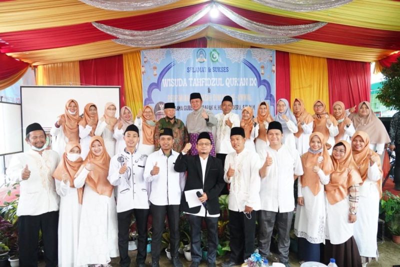 Gubernur Sumsel, H Herman Deru menghadiri Wisuda Thafidzul Qur'an XI Madrasah Ibtidaiyah (MI) Al-Awwal Palembang