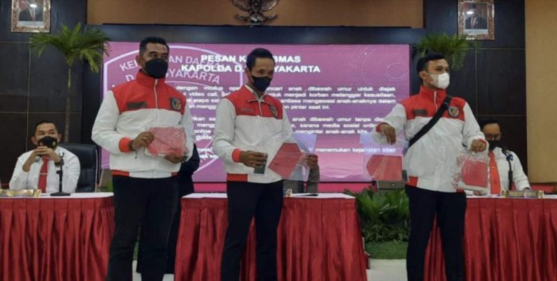 Polda DIY saat menggelar konferensi pers
