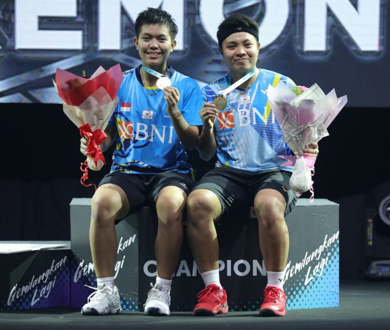 Apriyani Rahayu/Siti Fadia Silva Ramadhanti juara Malaysia Open 2022