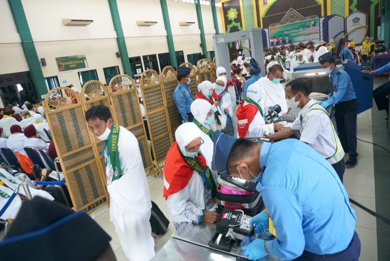 Jemaah calon haji Embarkasi Palembang