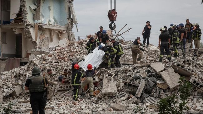 Rudal Rusia menghantam Kota Vinnytsia di Ukraina Tengah