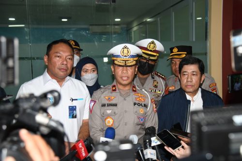 Korlantas Polri akan mengkaji lokasi laka beruntun truk tangki di CBD