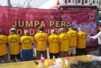 Konferensi pers Polda Jawa Barat menggelar keterangan pers terkait ungkap kasus penyelundupan gas elpiji bersubsidi di Subang