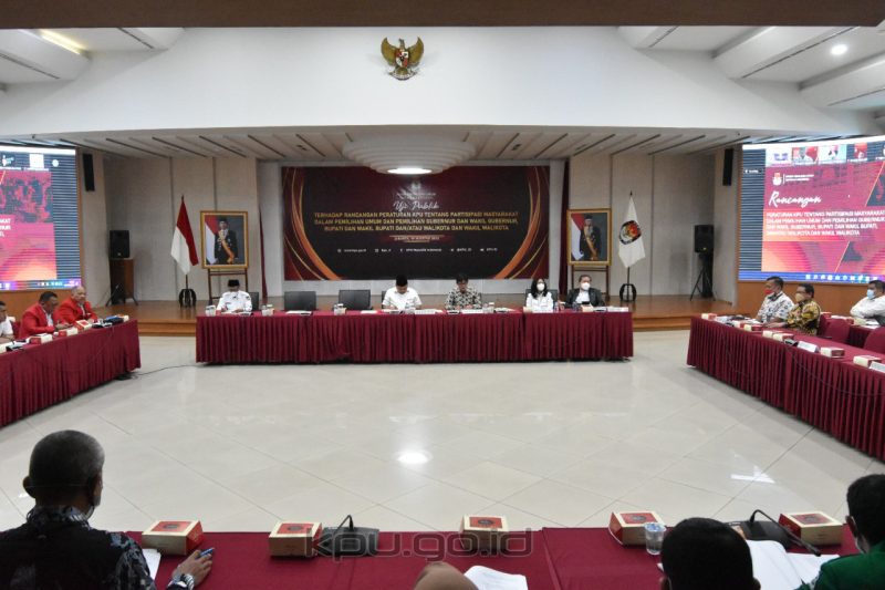 Uji Publik Rancangan Peraturan KPU Tentang Partisipasi Masyarakat Dalam Pemilihan Umum dan Pemilihan Gubernur dan Wakil Gubernur, Bupati dan Wakil Bupati dan/atau Wali Kota dan Wakil Wali Kota