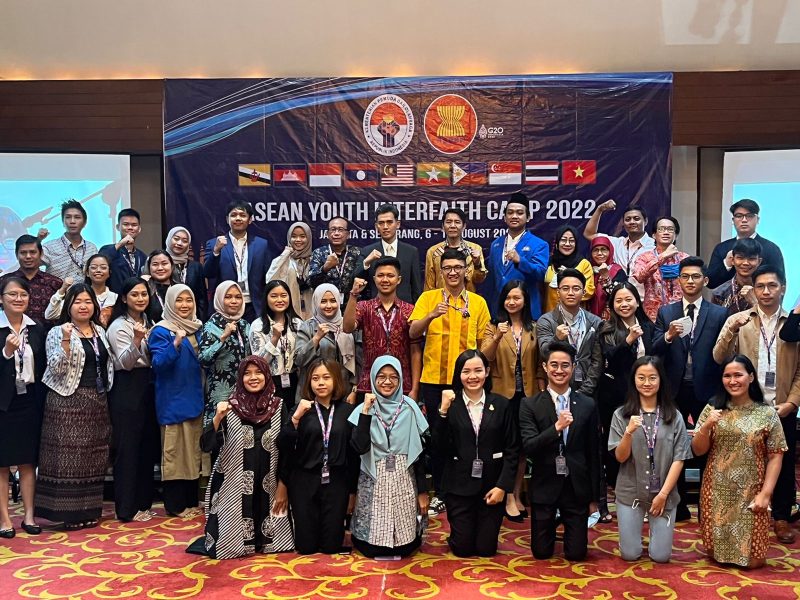 AYIC (ASEAN Youth Interfaith Camp) Tahun 2022 di Hotel Sari Pan Pacific Jakarta, Senin (8/8/2022)