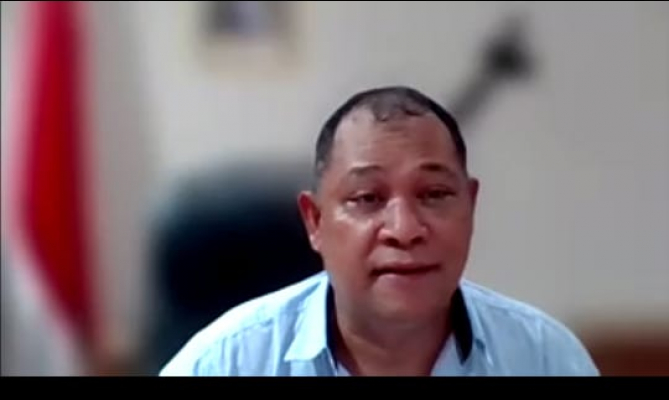 Anggota Bawaslu Totok Hariyono saat narasumber yang diselenggarakan KIPP Padang yang dilakukan secara daring (foto: tangkapan layar)