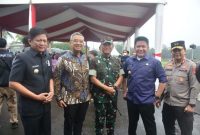 Gubernur Sumsel Herman Deru Dampingi Jenderal TNI Andika Buka Latgabma 13 Negara