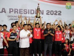 Menhan Wakili Presiden Jokowi Tutup Turnamen Piala Presiden 2022