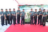 Kepala Staf TNI Angkatan Darat [Kasad] Jenderal TNI Dr Dudung Abdurachman didampingi Ketua Umum Persit Kartika Chandra Kirana [KCK] Rahma Dudung Abdurachman beserta rombongan melakukan kunjungan kerja [Kunker] di Bangka Belitung, Kamis [18/08/2022].