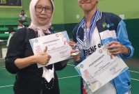 Zahwa Aurellia Cyntia SMPN 29 kelas XI, berhasil menyabet Medali Emas pada POPDA XVI