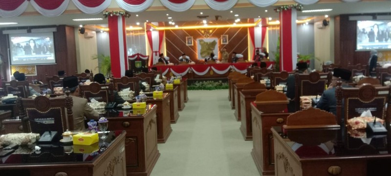 "HUT RI 77" DPRD Prabumulih Gelar Rapat Paripurna Pidato Kenegaraan