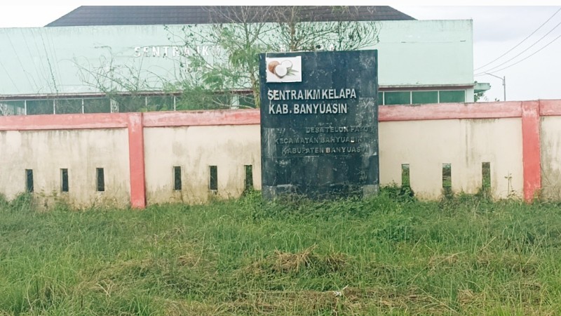 Kondisi Bangunan IKM Sabut Kelapa Banyuasin