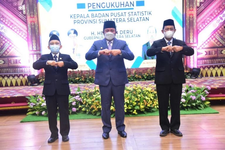 Pelantikan Kepala BPS Provinsi Sumsel Dr Ir Zulkipli MSi, Sabtu (4/6/2022)  