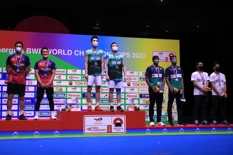 Podium Final Kejuaraan Dunia Badminton 2022