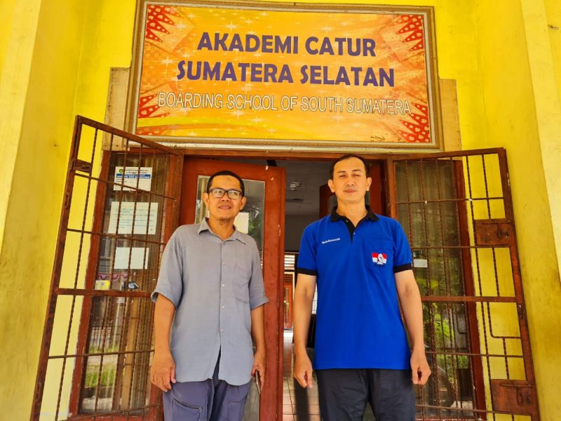 Ketua SIWO PWI Sumsel bersama Anggota Percasi Kota Palembang