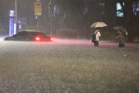 Banjir melanda wilayah Seoul, Korea Selatan