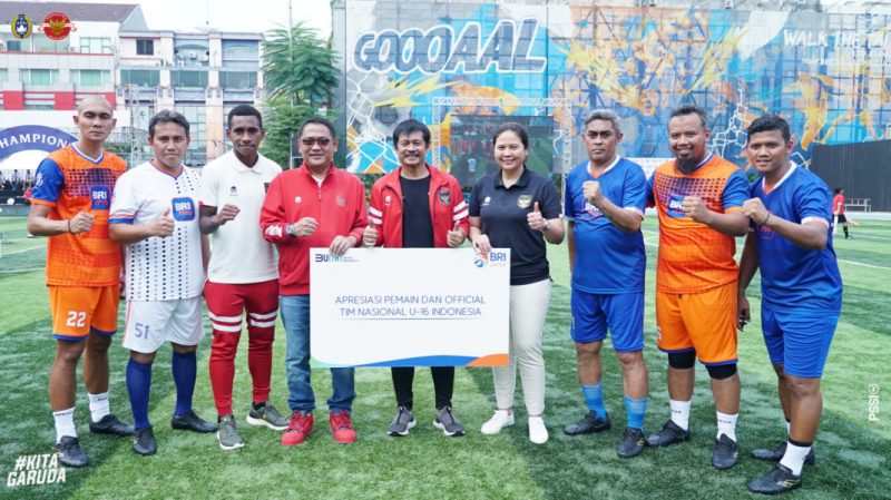 Bank Rakyat Indonesia (BRI) memberikan bonus Rp 1 miliar kepada Tim U-16 Indonesia yang menjadi juara Piala AFF U-16 2022.