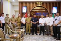 Gubernur Sumsel H. Herman Deru menerima audiensi Executive General Manager Angkasa Pura II dalam rangka silaturahmi pejabat baru Angkasa Pura II