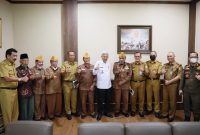 Wagub Sumsel saat menerima audiensi  pengurus DPD LVRI Sumsel