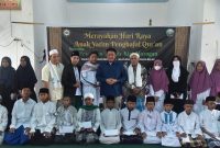 Herman Deru saat menghadiri hari raya anak yatim penghafal Al-Qur'an di pesantren tahfidz Kiai Marogan